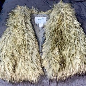 Old Navy fur vest